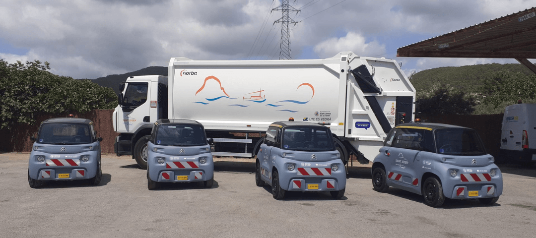 En Sant Josep incorporamos vehículos eléctricos para la recogida de residuos