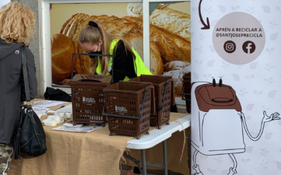 La implantación del contenedor marrón tiene gran acogida entre los ciudadanos de Sant Josep.